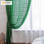 DIHIN HOME Modern Green Sheer Curtain, Grommet Window Curtain for Living Room ,52x63-inch,1 Panel Roman Shades Curtains Window Blinds custom curtains blackout curtains curtains for living room sheer curtains curtain fabric linen curtains kitchen curtains velvet curtains pinch pleat curtains bay window curtains outdoor curtains pleated curtains floral curtains dining room curtains kitchen valances drapes for bedroom patio curtains nursery curtains grommet curtains