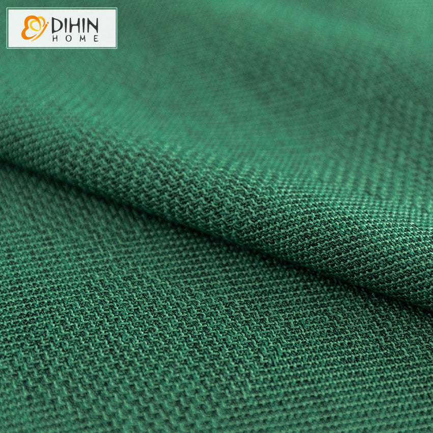 DIHIN HOME Modern Green Thick Cotton Linen Curtains,Grommet Window Curtain for Living Room ,52x63-inch,1 Panel Roman Shades Curtains Window Blinds custom curtains blackout curtains curtains for living room sheer curtains curtain fabric linen curtains kitchen curtains velvet curtains pinch pleat curtains bay window curtains outdoor curtains pleated curtains floral curtains dining room curtains kitchen valances drapes for bedroom patio curtains nursery curtains grommet curtains