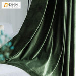 DIHIN HOME Modern Green Velvet Curtains ,Blackout Grommet Window Curtain for Living Room ,52x63-inch,1 Panel Roman Shades Curtains Window Blinds custom curtains blackout curtains curtains for living room sheer curtains curtain fabric linen curtains kitchen curtains velvet curtains pinch pleat curtains bay window curtains outdoor curtains pleated curtains floral curtains dining room curtains kitchen valances drapes for bedroom patio curtains nursery curtains grommet curtains