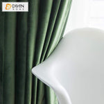 DIHIN HOME Modern Green Velvet Curtains ,Blackout Grommet Window Curtain for Living Room ,52x63-inch,1 Panel Roman Shades Curtains Window Blinds custom curtains blackout curtains curtains for living room sheer curtains curtain fabric linen curtains kitchen curtains velvet curtains pinch pleat curtains bay window curtains outdoor curtains pleated curtains floral curtains dining room curtains kitchen valances drapes for bedroom patio curtains nursery curtains grommet curtains
