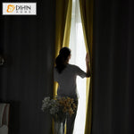 DIHIN HOME Modern Grey and Yellow High Quality Valance ,Blackout Curtains Grommet Window Curtain for Living Room ,52x84-inch,1 Panel Roman Shades Curtains Window Blinds custom curtains blackout curtains curtains for living room sheer curtains curtain fabric linen curtains kitchen curtains velvet curtains pinch pleat curtains bay window curtains outdoor curtains pleated curtains floral curtains dining room curtains kitchen valances drapes for bedroom patio curtains nursery curtains grommet curtains