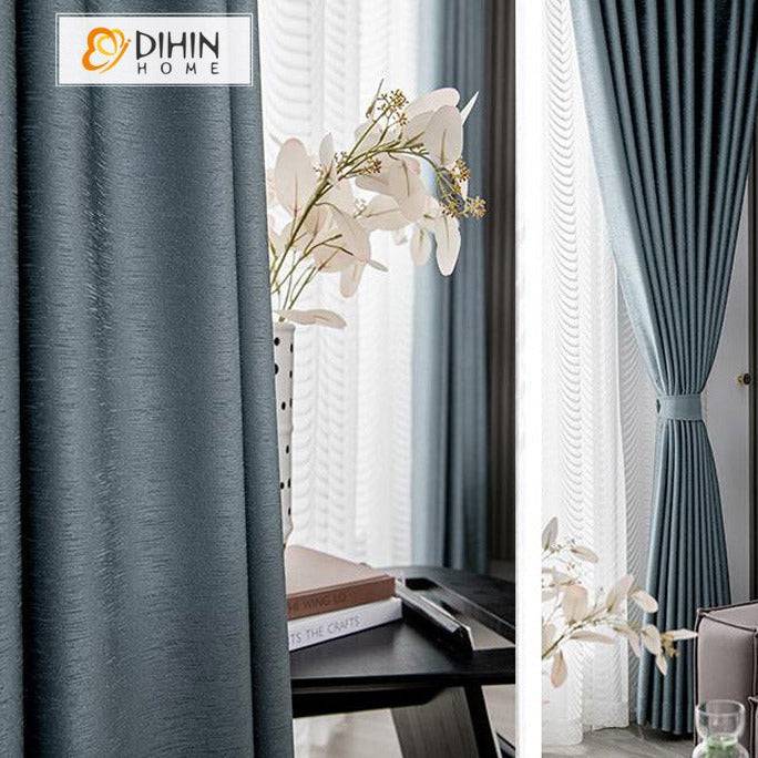 DIHIN HOME Modern Grey Color,Blackout Grommet Window Curtain for Living Room ,52x63-inch,1 Panel Roman Shades Curtains Window Blinds custom curtains blackout curtains curtains for living room sheer curtains curtain fabric linen curtains kitchen curtains velvet curtains pinch pleat curtains bay window curtains outdoor curtains pleated curtains floral curtains dining room curtains kitchen valances drapes for bedroom patio curtains nursery curtains grommet curtains