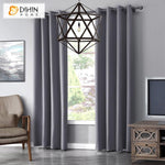 DIHIN HOME Modern Grey Color Curtains,Blackout Grommet Window Curtain for Living Room ,52x63-inch,1 Panel Roman Shades Curtains Window Blinds custom curtains blackout curtains curtains for living room sheer curtains curtain fabric linen curtains kitchen curtains velvet curtains pinch pleat curtains bay window curtains outdoor curtains pleated curtains floral curtains dining room curtains kitchen valances drapes for bedroom patio curtains nursery curtains grommet curtains