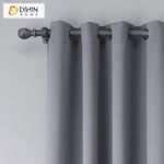 DIHIN HOME Modern Grey Color Curtains,Blackout Grommet Window Curtain for Living Room ,52x63-inch,1 Panel Roman Shades Curtains Window Blinds custom curtains blackout curtains curtains for living room sheer curtains curtain fabric linen curtains kitchen curtains velvet curtains pinch pleat curtains bay window curtains outdoor curtains pleated curtains floral curtains dining room curtains kitchen valances drapes for bedroom patio curtains nursery curtains grommet curtains