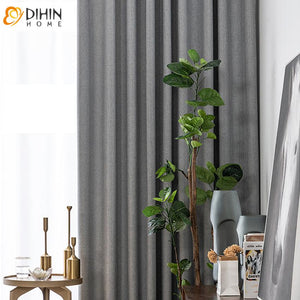 DIHIN HOME Modern Grey Color High Quality Curtains,Blackout Grommet Window Curtain for Living Room ,52x63-inch,1 Panel Roman Shades Curtains Window Blinds custom curtains blackout curtains curtains for living room sheer curtains curtain fabric linen curtains kitchen curtains velvet curtains pinch pleat curtains bay window curtains outdoor curtains pleated curtains floral curtains dining room curtains kitchen valances drapes for bedroom patio curtains nursery curtains grommet curtains