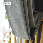 DIHIN HOME  Modern Grey Color Window Shade ,Cotton Linen ,Blackout Grommet Window Curtain for Living Room ,52x63-inch,1 Panel Roman Shades Curtains Window Blinds custom curtains blackout curtains curtains for living room sheer curtains curtain fabric linen curtains kitchen curtains velvet curtains pinch pleat curtains bay window curtains outdoor curtains pleated curtains floral curtains dining room curtains kitchen valances drapes for bedroom patio curtains nursery curtains grommet curtains