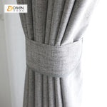 DIHIN HOME  Modern Grey Color Window Shade ,Cotton Linen ,Blackout Grommet Window Curtain for Living Room ,52x63-inch,1 Panel Roman Shades Curtains Window Blinds custom curtains blackout curtains curtains for living room sheer curtains curtain fabric linen curtains kitchen curtains velvet curtains pinch pleat curtains bay window curtains outdoor curtains pleated curtains floral curtains dining room curtains kitchen valances drapes for bedroom patio curtains nursery curtains grommet curtains