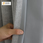 DIHIN HOME  Modern Grey Color Window Shade ,Cotton Linen ,Blackout Grommet Window Curtain for Living Room ,52x63-inch,1 Panel Roman Shades Curtains Window Blinds custom curtains blackout curtains curtains for living room sheer curtains curtain fabric linen curtains kitchen curtains velvet curtains pinch pleat curtains bay window curtains outdoor curtains pleated curtains floral curtains dining room curtains kitchen valances drapes for bedroom patio curtains nursery curtains grommet curtains