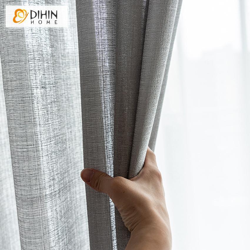 DIHIN HOME Modern Grey Day Curtain ,Sheer Curtain, Grommet Window Curtain for Living Room ,52x63-inch,1 Panel Roman Shades Curtains Window Blinds custom curtains blackout curtains curtains for living room sheer curtains curtain fabric linen curtains kitchen curtains velvet curtains pinch pleat curtains bay window curtains outdoor curtains pleated curtains floral curtains dining room curtains kitchen valances drapes for bedroom patio curtains nursery curtains grommet curtains