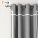 DIHIN HOME Modern Grey Striped Curtains,Blackout Grommet Window Curtain for Living Room ,52x63-inch,1 Panel Roman Shades Curtains Window Blinds custom curtains blackout curtains curtains for living room sheer curtains curtain fabric linen curtains kitchen curtains velvet curtains pinch pleat curtains bay window curtains outdoor curtains pleated curtains floral curtains dining room curtains kitchen valances drapes for bedroom patio curtains nursery curtains grommet curtains