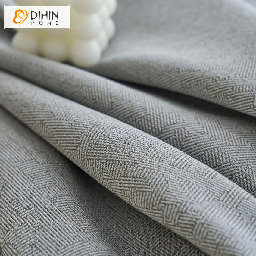 DIHIN HOME Modern Grey Thickening Embossed,Blackout Grommet Window Curtain for Living Room ,52x63-inch,1 Panel Roman Shades Curtains Window Blinds custom curtains blackout curtains curtains for living room sheer curtains curtain fabric linen curtains kitchen curtains velvet curtains pinch pleat curtains bay window curtains outdoor curtains pleated curtains floral curtains dining room curtains kitchen valances drapes for bedroom patio curtains nursery curtains grommet curtains