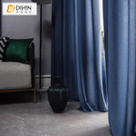 DIHIN HOME Modern Half Blackout Blue Color Window Curtain ,Blackout Curtains Grommet Window Curtain for Living Room ,52x84-inch,1 Panel Roman Shades Curtains Window Blinds custom curtains blackout curtains curtains for living room sheer curtains curtain fabric linen curtains kitchen curtains velvet curtains pinch pleat curtains bay window curtains outdoor curtains pleated curtains floral curtains dining room curtains kitchen valances drapes for bedroom patio curtains nursery curtains grommet curtains