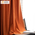 DIHIN HOME Modern Hermes Orange Jacquard Curtain,Blackout Grommet Window Curtain for Living Room,1 Panel Roman Shades Curtains Window Blinds custom curtains blackout curtains curtains for living room sheer curtains curtain fabric linen curtains kitchen curtains velvet curtains pinch pleat curtains bay window curtains outdoor curtains pleated curtains floral curtains dining room curtains kitchen valances drapes for bedroom patio curtains nursery curtains grommet curtains