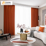 DIHIN HOME Modern Hermes Orange Jacquard Curtain,Blackout Grommet Window Curtain for Living Room,1 Panel Roman Shades Curtains Window Blinds custom curtains blackout curtains curtains for living room sheer curtains curtain fabric linen curtains kitchen curtains velvet curtains pinch pleat curtains bay window curtains outdoor curtains pleated curtains floral curtains dining room curtains kitchen valances drapes for bedroom patio curtains nursery curtains grommet curtains