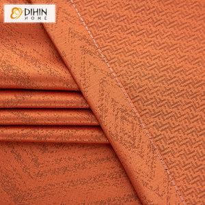 DIHIN HOME Modern Hermes Orange Jacquard Curtain,Blackout Grommet Window Curtain for Living Room,1 Panel Roman Shades Curtains Window Blinds custom curtains blackout curtains curtains for living room sheer curtains curtain fabric linen curtains kitchen curtains velvet curtains pinch pleat curtains bay window curtains outdoor curtains pleated curtains floral curtains dining room curtains kitchen valances drapes for bedroom patio curtains nursery curtains grommet curtains