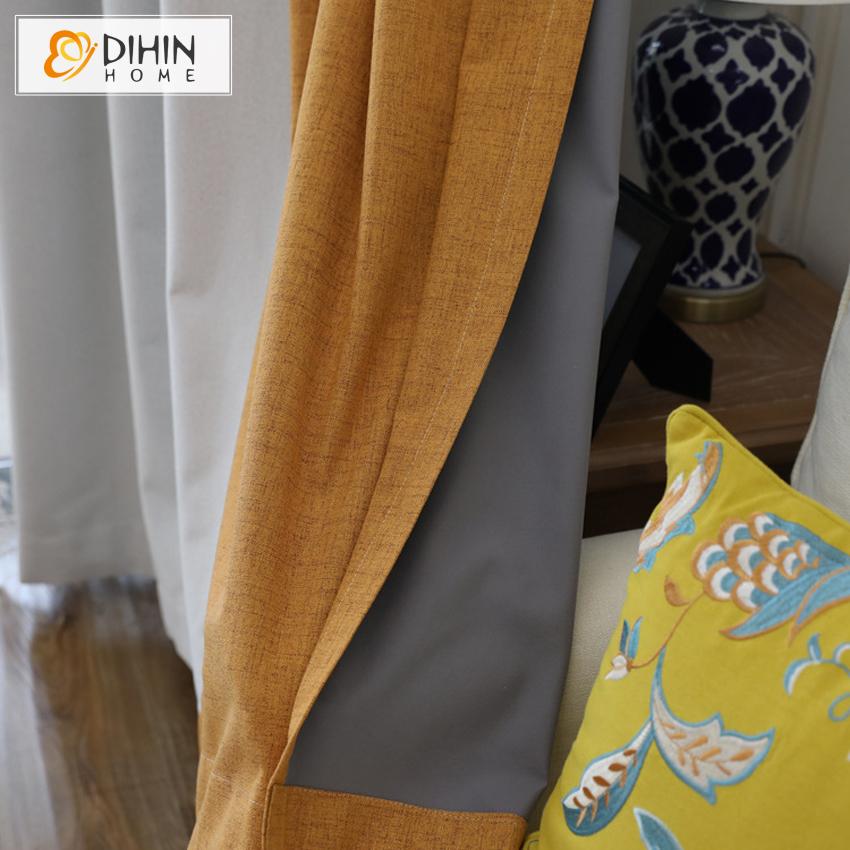 DIHIN HOME Modern High Blackout Spliced Curtains，Blackout Grommet Window Curtain for Living Room ,52x63-inch,1 Panel Roman Shades Curtains Window Blinds custom curtains blackout curtains curtains for living room sheer curtains curtain fabric linen curtains kitchen curtains velvet curtains pinch pleat curtains bay window curtains outdoor curtains pleated curtains floral curtains dining room curtains kitchen valances drapes for bedroom patio curtains nursery curtains grommet curtains
