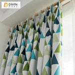 DIHIN HOME Modern High-end Colorful Geometric Triangle Printed,Blackout Grommet Window Curtain for Living Room,1 Panel Roman Shades Curtains Window Blinds custom curtains blackout curtains curtains for living room sheer curtains curtain fabric linen curtains kitchen curtains velvet curtains pinch pleat curtains bay window curtains outdoor curtains pleated curtains floral curtains dining room curtains kitchen valances drapes for bedroom patio curtains nursery curtains grommet curtains