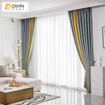 DIHIN HOME Modern High-end Splicing Curtains,Grommet Window Curtain for Living Room ,52x63-inch,1 Panel Roman Shades Curtains Window Blinds custom curtains blackout curtains curtains for living room sheer curtains curtain fabric linen curtains kitchen curtains velvet curtains pinch pleat curtains bay window curtains outdoor curtains pleated curtains floral curtains dining room curtains kitchen valances drapes for bedroom patio curtains nursery curtains grommet curtains