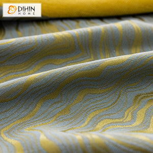 DIHIN HOME Modern High-end Splicing Curtains,Grommet Window Curtain for Living Room ,52x63-inch,1 Panel Roman Shades Curtains Window Blinds custom curtains blackout curtains curtains for living room sheer curtains curtain fabric linen curtains kitchen curtains velvet curtains pinch pleat curtains bay window curtains outdoor curtains pleated curtains floral curtains dining room curtains kitchen valances drapes for bedroom patio curtains nursery curtains grommet curtains