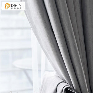 DIHIN HOME Modern High Quality Grey Color Printed,Blackout Grommet Window Curtain for Living Room ,52x63-inch,1 Panel Roman Shades Curtains Window Blinds custom curtains blackout curtains curtains for living room sheer curtains curtain fabric linen curtains kitchen curtains velvet curtains pinch pleat curtains bay window curtains outdoor curtains pleated curtains floral curtains dining room curtains kitchen valances drapes for bedroom patio curtains nursery curtains grommet curtains