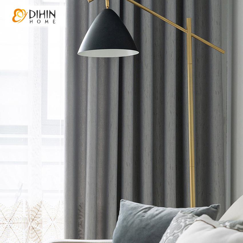 DIHIN HOME Modern High Quality Grey Color Printed,Blackout Grommet Window Curtain for Living Room ,52x63-inch,1 Panel Roman Shades Curtains Window Blinds custom curtains blackout curtains curtains for living room sheer curtains curtain fabric linen curtains kitchen curtains velvet curtains pinch pleat curtains bay window curtains outdoor curtains pleated curtains floral curtains dining room curtains kitchen valances drapes for bedroom patio curtains nursery curtains grommet curtains