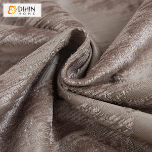 DIHIN HOME Modern High Quality Thickness Abstract Waves Coffee Color Curtains,Blackout Grommet Window Curtain for Living Room ,52x63-inch,1 Panel Roman Shades Curtains Window Blinds custom curtains blackout curtains curtains for living room sheer curtains curtain fabric linen curtains kitchen curtains velvet curtains pinch pleat curtains bay window curtains outdoor curtains pleated curtains floral curtains dining room curtains kitchen valances drapes for bedroom patio curtains nursery curtains grommet curta