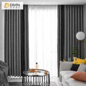 DIHIN HOME Modern Houndstooth Jacquard,Blackout Grommet Window Curtain for Living Room ,52x63-inch,1 Panel Roman Shades Curtains Window Blinds custom curtains blackout curtains curtains for living room sheer curtains curtain fabric linen curtains kitchen curtains velvet curtains pinch pleat curtains bay window curtains outdoor curtains pleated curtains floral curtains dining room curtains kitchen valances drapes for bedroom patio curtains nursery curtains grommet curtains
