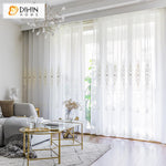 DIHIN HOME Modern Jacquard Window Screening ,Sheer Curtain, Grommet Window Curtain for Living Room ,52x63-inch,1 Panel Roman Shades Curtains Window Blinds custom curtains blackout curtains curtains for living room sheer curtains curtain fabric linen curtains kitchen curtains velvet curtains pinch pleat curtains bay window curtains outdoor curtains pleated curtains floral curtains dining room curtains kitchen valances drapes for bedroom patio curtains nursery curtains grommet curtains