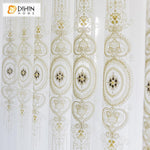 DIHIN HOME Modern Jacquard Window Screening ,Sheer Curtain, Grommet Window Curtain for Living Room ,52x63-inch,1 Panel Roman Shades Curtains Window Blinds custom curtains blackout curtains curtains for living room sheer curtains curtain fabric linen curtains kitchen curtains velvet curtains pinch pleat curtains bay window curtains outdoor curtains pleated curtains floral curtains dining room curtains kitchen valances drapes for bedroom patio curtains nursery curtains grommet curtains