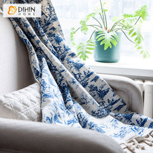 DIHIN HOME Modern Landscape Painting Printed,Blackout Grommet Window Curtain for Living Room ,52x63-inch,1 Panel Roman Shades Curtains Window Blinds custom curtains blackout curtains curtains for living room sheer curtains curtain fabric linen curtains kitchen curtains velvet curtains pinch pleat curtains bay window curtains outdoor curtains pleated curtains floral curtains dining room curtains kitchen valances drapes for bedroom patio curtains nursery curtains grommet curtains
