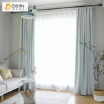 DIHIN HOME Modern Light Blue Color Cotton Linen Curtain ,Blackout Curtains Grommet Window Curtain for Living Room ,52x84-inch,1 Panel Roman Shades Curtains Window Blinds custom curtains blackout curtains curtains for living room sheer curtains curtain fabric linen curtains kitchen curtains velvet curtains pinch pleat curtains bay window curtains outdoor curtains pleated curtains floral curtains dining room curtains kitchen valances drapes for bedroom patio curtains nursery curtains grommet curtains