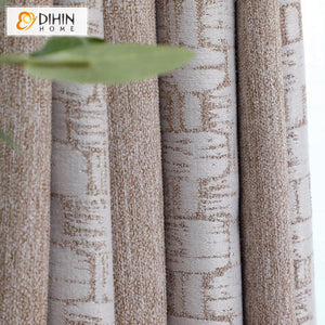 DIHIN HOME Modern Light Coffee Thichness Luxury Curtain,Blackout Grommet Window Curtain for Living Room ,52x63-inch,1 Panel Roman Shades Curtains Window Blinds custom curtains blackout curtains curtains for living room sheer curtains curtain fabric linen curtains kitchen curtains velvet curtains pinch pleat curtains bay window curtains outdoor curtains pleated curtains floral curtains dining room curtains kitchen valances drapes for bedroom patio curtains nursery curtains grommet curtains