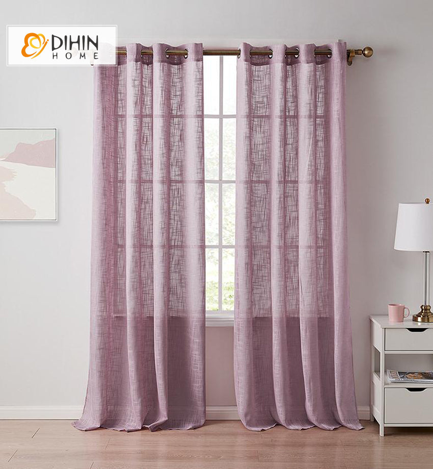 DIHIN HOME Modern Light Purple Color Fabric,Blackout Grommet Window Curtain for Living Room ,52x63-inch,1 Panel Roman Shades Curtains Window Blinds custom curtains blackout curtains curtains for living room sheer curtains curtain fabric linen curtains kitchen curtains velvet curtains pinch pleat curtains bay window curtains outdoor curtains pleated curtains floral curtains dining room curtains kitchen valances drapes for bedroom patio curtains nursery curtains grommet curtains