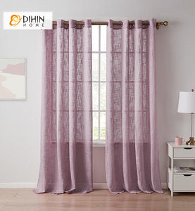 DIHIN HOME Modern Light Purple Color Fabric,Blackout Grommet Window Curtain for Living Room ,52x63-inch,1 Panel Roman Shades Curtains Window Blinds custom curtains blackout curtains curtains for living room sheer curtains curtain fabric linen curtains kitchen curtains velvet curtains pinch pleat curtains bay window curtains outdoor curtains pleated curtains floral curtains dining room curtains kitchen valances drapes for bedroom patio curtains nursery curtains grommet curtains