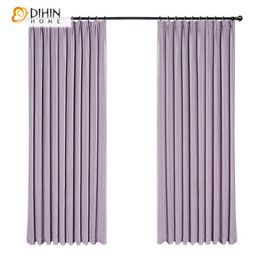 DIHIN HOME Modern Light Violet Color Thick Fabric,Blackout Grommet Window Curtain for Living Room ,52x63-inch,1 Panel Roman Shades Curtains Window Blinds custom curtains blackout curtains curtains for living room sheer curtains curtain fabric linen curtains kitchen curtains velvet curtains pinch pleat curtains bay window curtains outdoor curtains pleated curtains floral curtains dining room curtains kitchen valances drapes for bedroom patio curtains nursery curtains grommet curtains