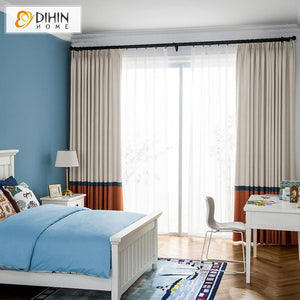 DIHIN HOME Modern Line Pattern Curtains,Blackout Grommet Window Curtain for Living Room ,52x63-inch,1 Panel Roman Shades Curtains Window Blinds custom curtains blackout curtains curtains for living room sheer curtains curtain fabric linen curtains kitchen curtains velvet curtains pinch pleat curtains bay window curtains outdoor curtains pleated curtains floral curtains dining room curtains kitchen valances drapes for bedroom patio curtains nursery curtains grommet curtains