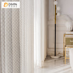 DIHIN HOME Modern Linen Color Circles Pattern Sheer Curtain,Grommet Window Curtain for Living Room ,52x63-inch,1 Panel Roman Shades Curtains Window Blinds custom curtains blackout curtains curtains for living room sheer curtains curtain fabric linen curtains kitchen curtains velvet curtains pinch pleat curtains bay window curtains outdoor curtains pleated curtains floral curtains dining room curtains kitchen valances drapes for bedroom patio curtains nursery curtains grommet curtains