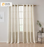 DIHIN HOME Modern Linen Color Fabric,Blackout Grommet Window Curtain for Living Room ,52x63-inch,1 Panel Roman Shades Curtains Window Blinds custom curtains blackout curtains curtains for living room sheer curtains curtain fabric linen curtains kitchen curtains velvet curtains pinch pleat curtains bay window curtains outdoor curtains pleated curtains floral curtains dining room curtains kitchen valances drapes for bedroom patio curtains nursery curtains grommet curtains
