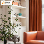 DIHIN HOME Modern Luxurious Orange Color Neat Printed ,Blackout Grommet Window Curtain for Living Room ,52x63-inch,1 Panel Roman Shades Curtains Window Blinds custom curtains blackout curtains curtains for living room sheer curtains curtain fabric linen curtains kitchen curtains velvet curtains pinch pleat curtains bay window curtains outdoor curtains pleated curtains floral curtains dining room curtains kitchen valances drapes for bedroom patio curtains nursery curtains grommet curtains