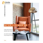 DIHIN HOME Modern Luxurious Orange Color Neat Printed ,Blackout Grommet Window Curtain for Living Room ,52x63-inch,1 Panel Roman Shades Curtains Window Blinds custom curtains blackout curtains curtains for living room sheer curtains curtain fabric linen curtains kitchen curtains velvet curtains pinch pleat curtains bay window curtains outdoor curtains pleated curtains floral curtains dining room curtains kitchen valances drapes for bedroom patio curtains nursery curtains grommet curtains