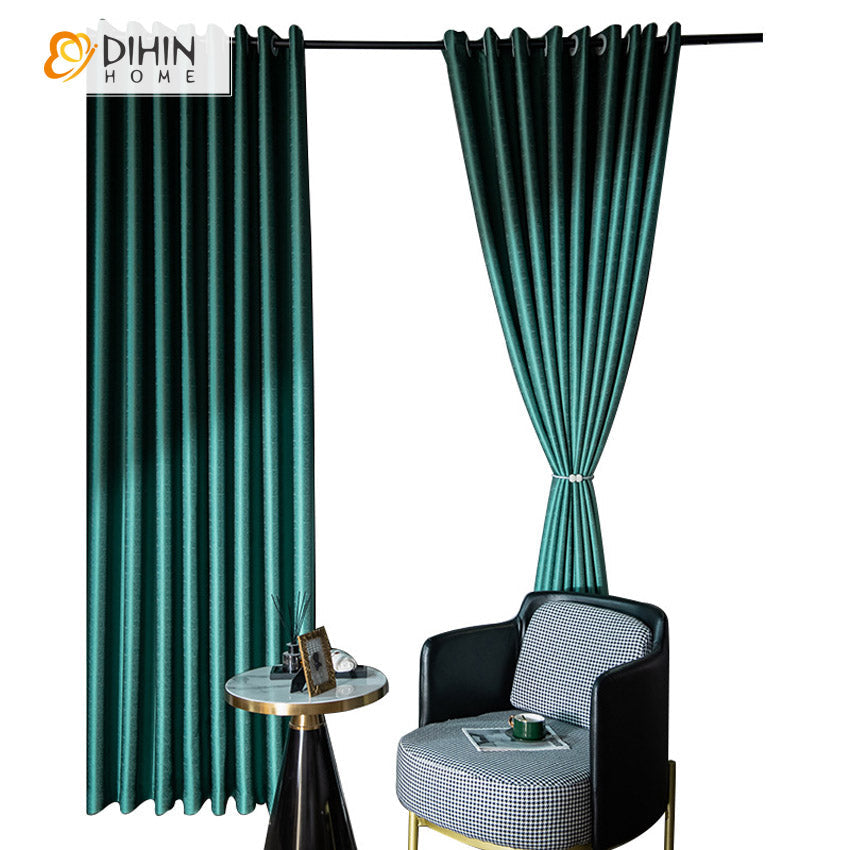 DIHIN HOME Modern Luxury Customized Curtains,Blackout Grommet Window Curtain for Living Room,52x63-inch,1 Panel Roman Shades Curtains Window Blinds custom curtains blackout curtains curtains for living room sheer curtains curtain fabric linen curtains kitchen curtains velvet curtains pinch pleat curtains bay window curtains outdoor curtains pleated curtains floral curtains dining room curtains kitchen valances drapes for bedroom patio curtains nursery curtains grommet curtains