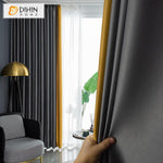 DIHIN HOME Modern Luxury Grey and Yellow Color Printed,Blackout Grommet Window Curtain for Living Room ,52x63-inch,1 Panel Roman Shades Curtains Window Blinds custom curtains blackout curtains curtains for living room sheer curtains curtain fabric linen curtains kitchen curtains velvet curtains pinch pleat curtains bay window curtains outdoor curtains pleated curtains floral curtains dining room curtains kitchen valances drapes for bedroom patio curtains nursery curtains grommet curtains