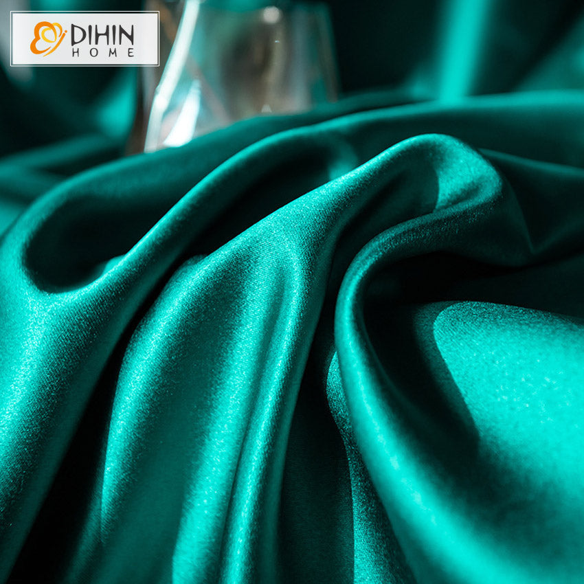 DIHIN HOME Modern Luxury Imitation Silk Smooth Curtains,Blackout Grommet Window Curtain for Living Room,52x63-inch,1 Panel Roman Shades Curtains Window Blinds custom curtains blackout curtains curtains for living room sheer curtains curtain fabric linen curtains kitchen curtains velvet curtains pinch pleat curtains bay window curtains outdoor curtains pleated curtains floral curtains dining room curtains kitchen valances drapes for bedroom patio curtains nursery curtains grommet curtains