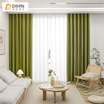 DIHIN HOME Modern Luxury Olive Green Embossing,Blackout Grommet Window Curtain for Living Room ,52x63-inch,1 Panel Roman Shades Curtains Window Blinds custom curtains blackout curtains curtains for living room sheer curtains curtain fabric linen curtains kitchen curtains velvet curtains pinch pleat curtains bay window curtains outdoor curtains pleated curtains floral curtains dining room curtains kitchen valances drapes for bedroom patio curtains nursery curtains grommet curtains