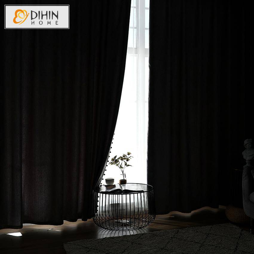 DIHIN HOME Modern Luxury Thick Fabric GreyCurtains With Bead,Blackout Grommet Window Curtain for Living Room ,52x63-inch,1 Panel Roman Shades Curtains Window Blinds custom curtains blackout curtains curtains for living room sheer curtains curtain fabric linen curtains kitchen curtains velvet curtains pinch pleat curtains bay window curtains outdoor curtains pleated curtains floral curtains dining room curtains kitchen valances drapes for bedroom patio curtains nursery curtains grommet curtains