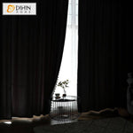 DIHIN HOME Modern Luxury Thick Fabric GreyCurtains With Bead,Blackout Grommet Window Curtain for Living Room ,52x63-inch,1 Panel Roman Shades Curtains Window Blinds custom curtains blackout curtains curtains for living room sheer curtains curtain fabric linen curtains kitchen curtains velvet curtains pinch pleat curtains bay window curtains outdoor curtains pleated curtains floral curtains dining room curtains kitchen valances drapes for bedroom patio curtains nursery curtains grommet curtains