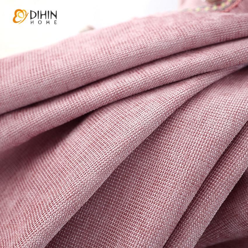 DIHIN HOME Modern Luxury Thick Fabric Pink Curtains With Bead,Blackout Grommet Window Curtain for Living Room ,52x63-inch,1 Panel Roman Shades Curtains Window Blinds custom curtains blackout curtains curtains for living room sheer curtains curtain fabric linen curtains kitchen curtains velvet curtains pinch pleat curtains bay window curtains outdoor curtains pleated curtains floral curtains dining room curtains kitchen valances drapes for bedroom patio curtains nursery curtains grommet curtains