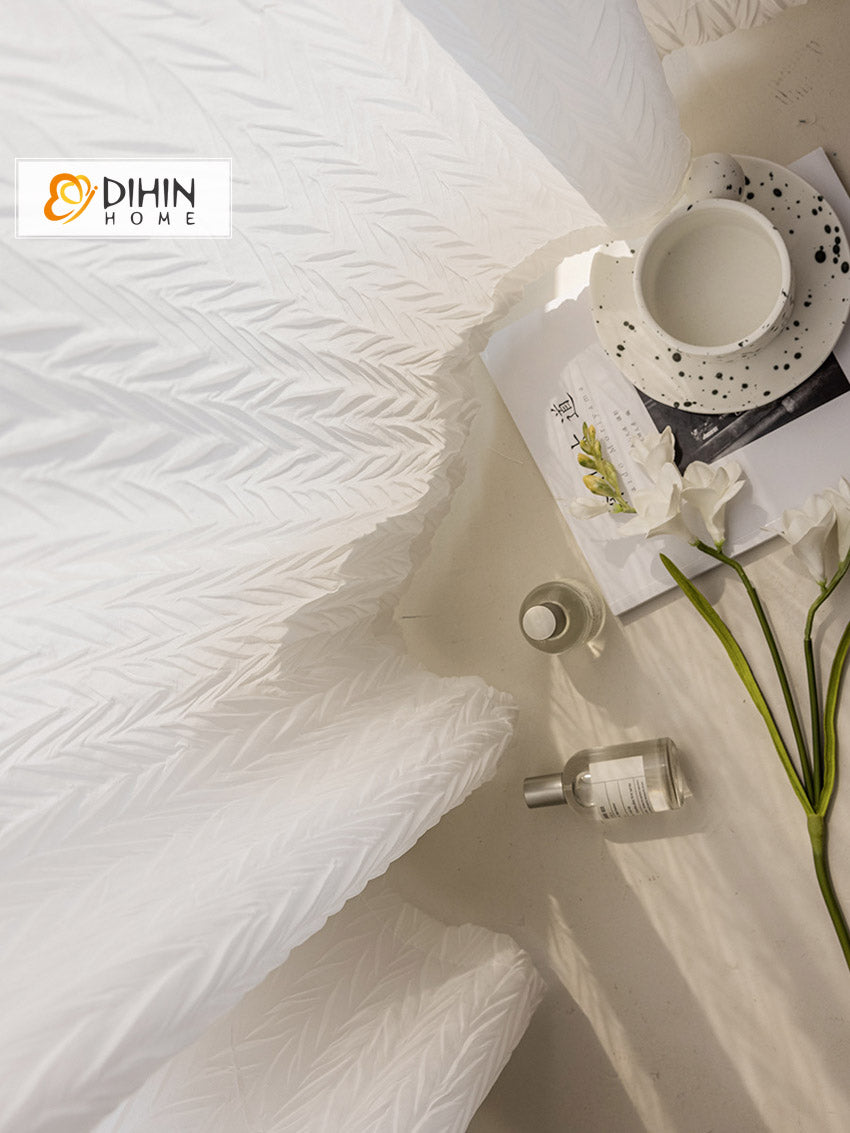 DIHIN HOME Modern Luxury Waves Pattern White Color,Grommet Window Sheer Curtain for Living Room ,52x63-inch,1 Panel Roman Shades Curtains Window Blinds custom curtains blackout curtains curtains for living room sheer curtains curtain fabric linen curtains kitchen curtains velvet curtains pinch pleat curtains bay window curtains outdoor curtains pleated curtains floral curtains dining room curtains kitchen valances drapes for bedroom patio curtains nursery curtains grommet curtains