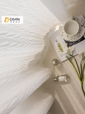 DIHIN HOME Modern Luxury Waves Pattern White Color,Grommet Window Sheer Curtain for Living Room ,52x63-inch,1 Panel Roman Shades Curtains Window Blinds custom curtains blackout curtains curtains for living room sheer curtains curtain fabric linen curtains kitchen curtains velvet curtains pinch pleat curtains bay window curtains outdoor curtains pleated curtains floral curtains dining room curtains kitchen valances drapes for bedroom patio curtains nursery curtains grommet curtains
