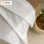 DIHIN HOME Modern Minimalist Pinstripes Cotton Linen White Color,Grommet Window Sheer Curtain for Living Room ,52x63-inch,1 Panel Roman Shades Curtains Window Blinds custom curtains blackout curtains curtains for living room sheer curtains curtain fabric linen curtains kitchen curtains velvet curtains pinch pleat curtains bay window curtains outdoor curtains pleated curtains floral curtains dining room curtains kitchen valances drapes for bedroom patio curtains nursery curtains grommet curtains